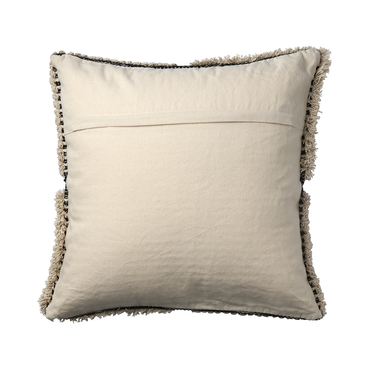 Kuddfodral MINNA 50x50cm svart/elfenben
