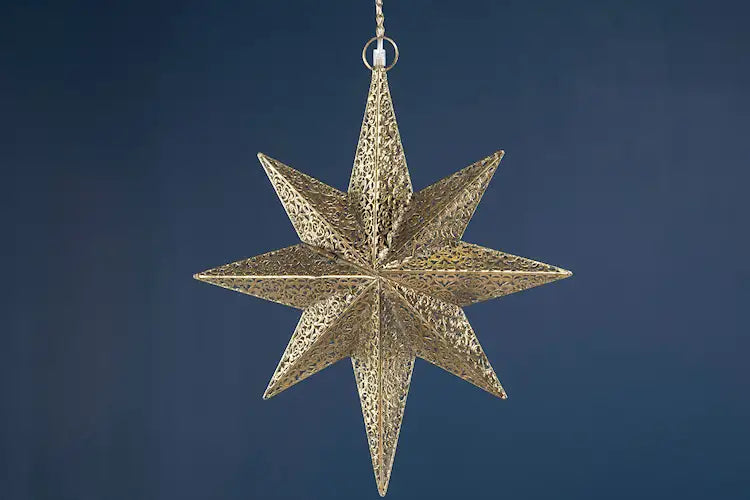Adventstjärna MÄSSING