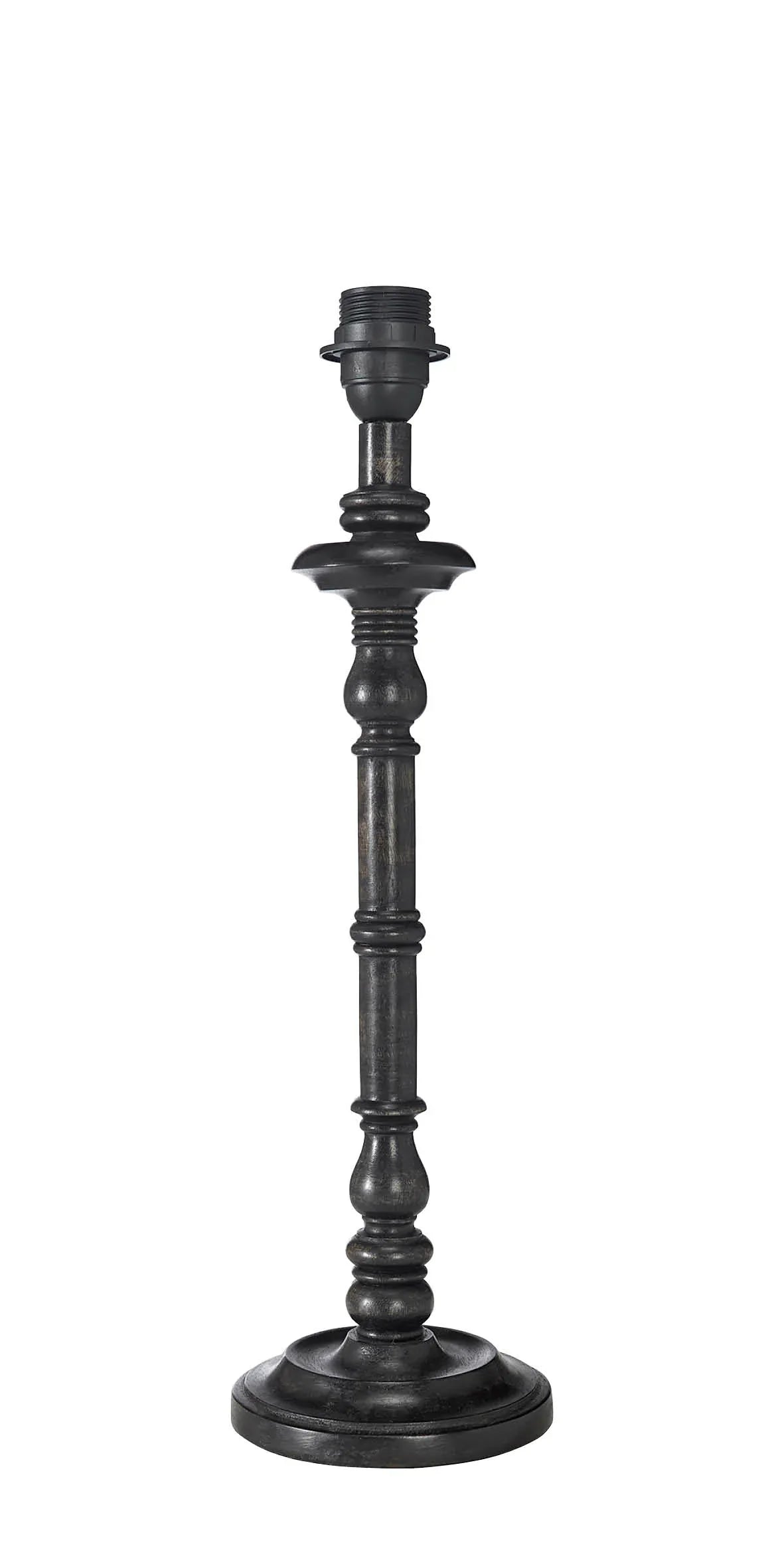 Bordslampa JOY 41cm trä svart/brun