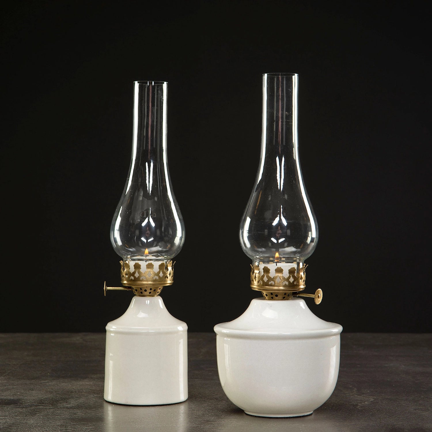Lampa värmeljus IRIS emalj