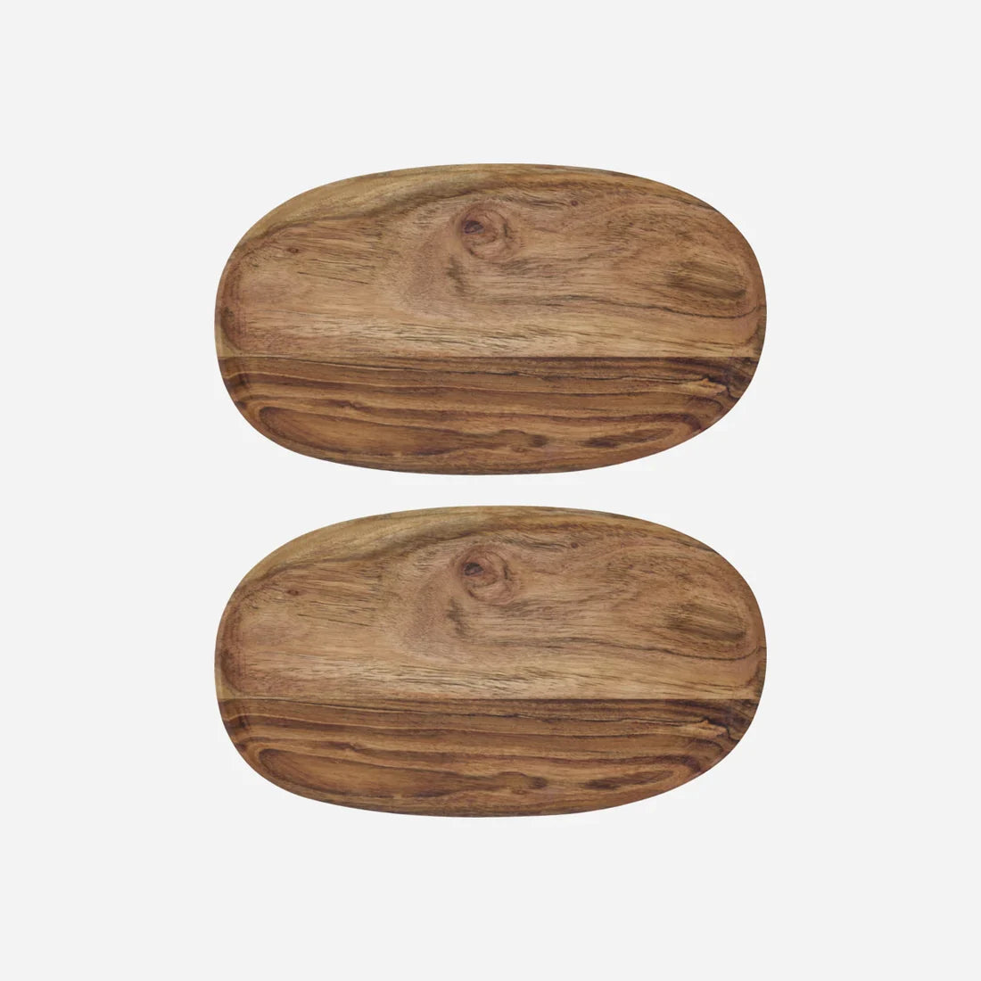 Bricka WOOD NATURE OVAL 22,5x12,5cm