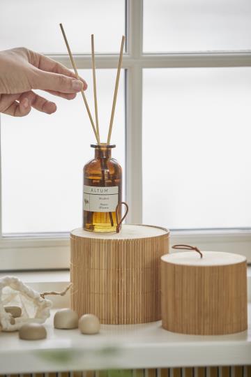 Burk BAMBU med lock