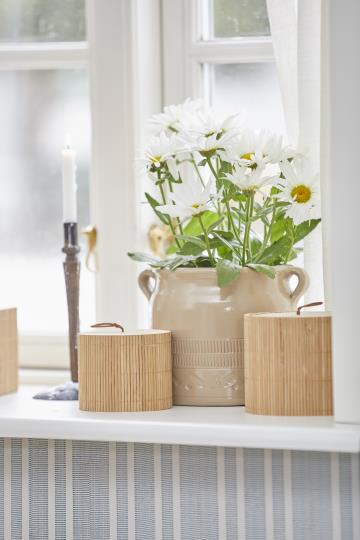 Burk BAMBU med lock