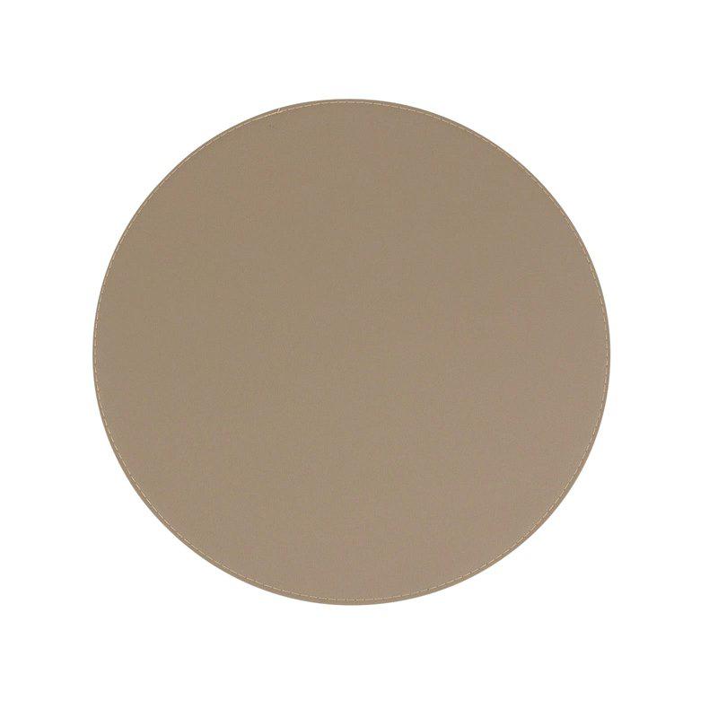 Tablett MOANA Ø38cm läderlook avtorkningsbar