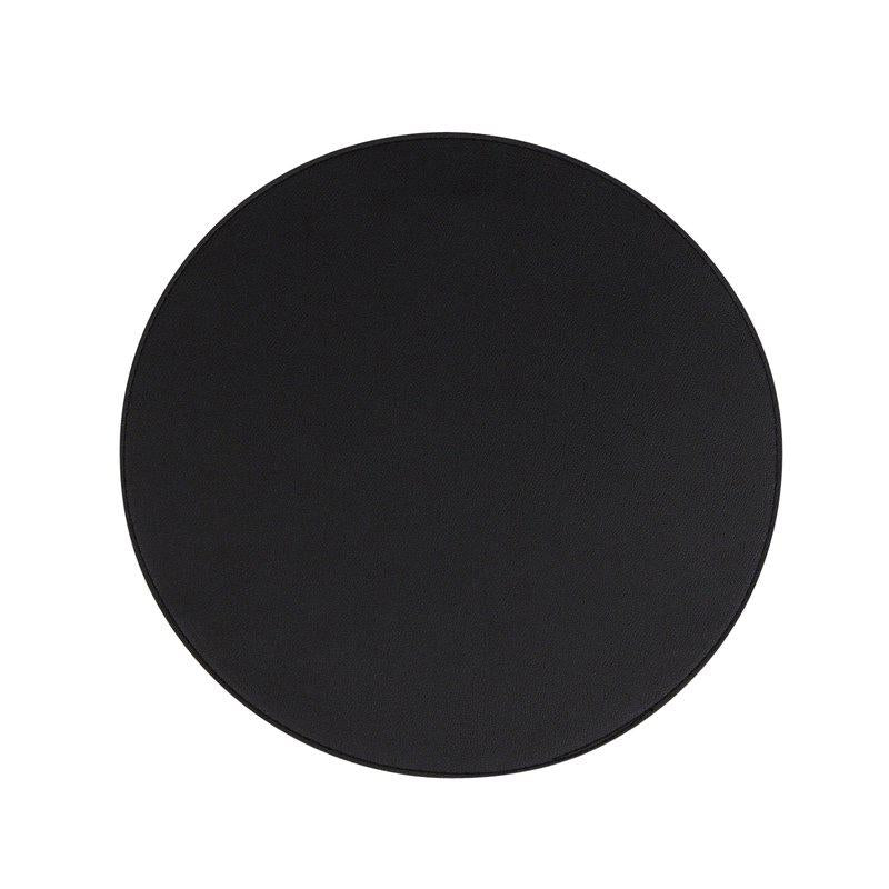 Tablett MOANA Ø38cm läderlook avtorkningsbar