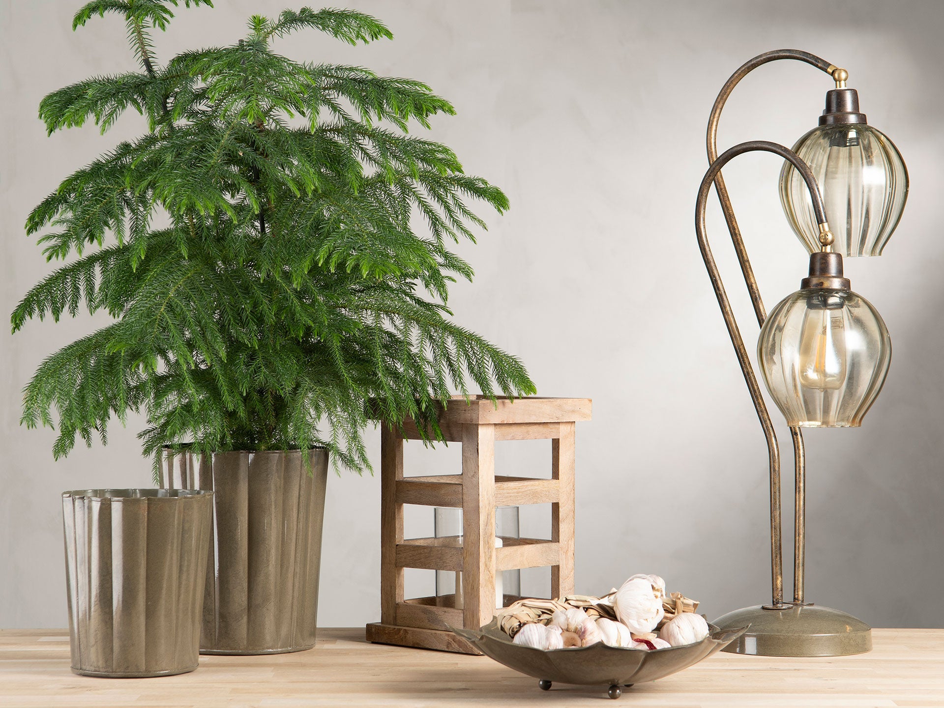 Bordslampa DUO OLIVE 75cm