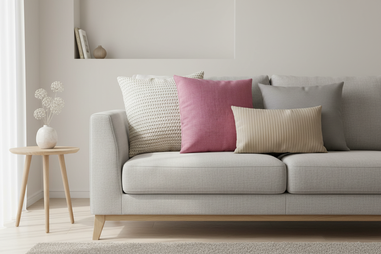 Kuddfodral MALVA, cerise