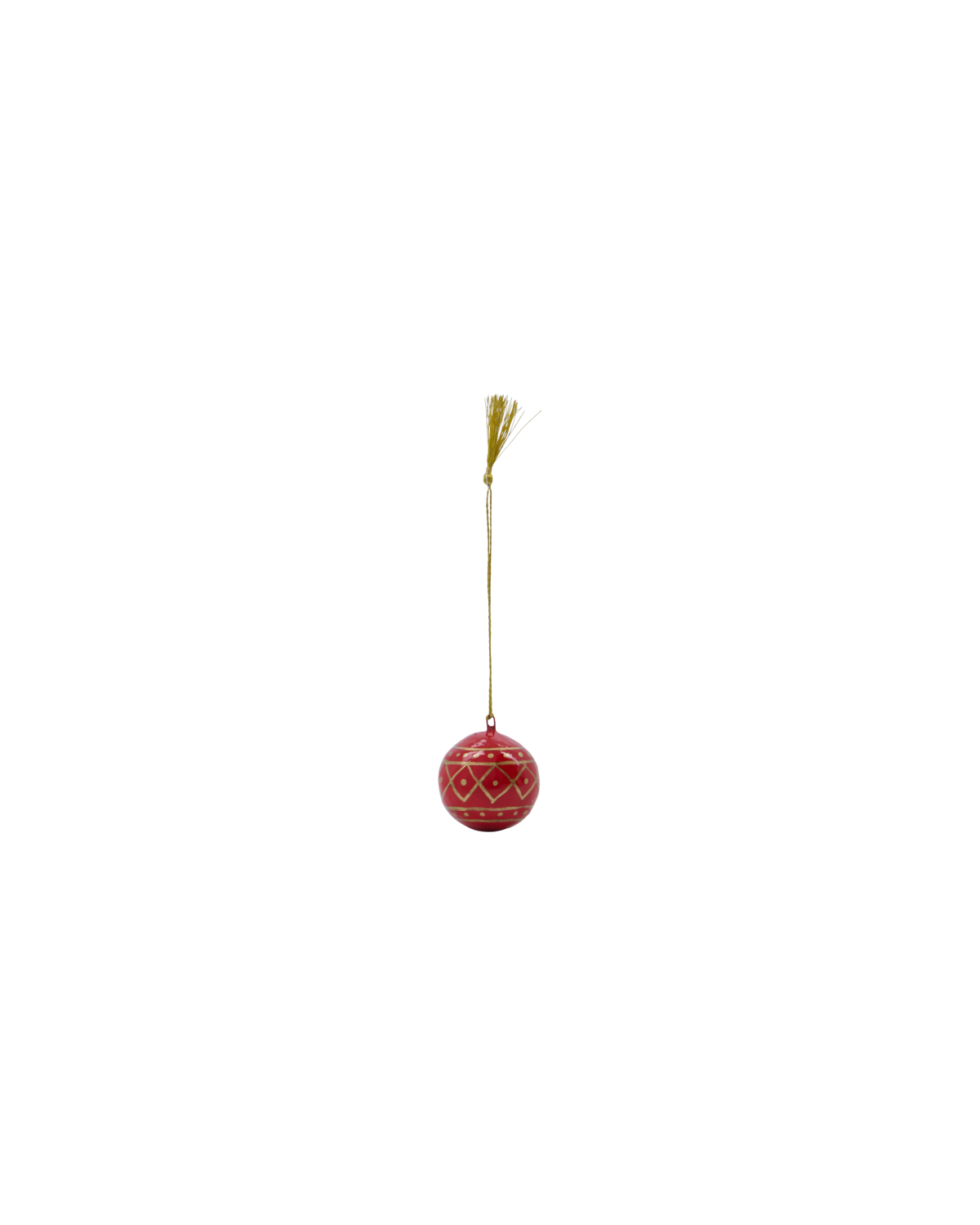 Hänge julgranskula MACH 4-pack röd/gammelrosa