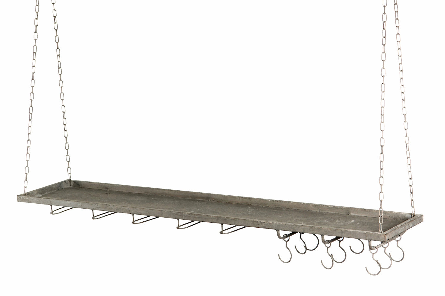 Hylla HÄNG metall 120cm med krok och hållare