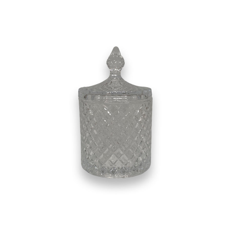 Glasburk CRYSTAL FLAT med lock