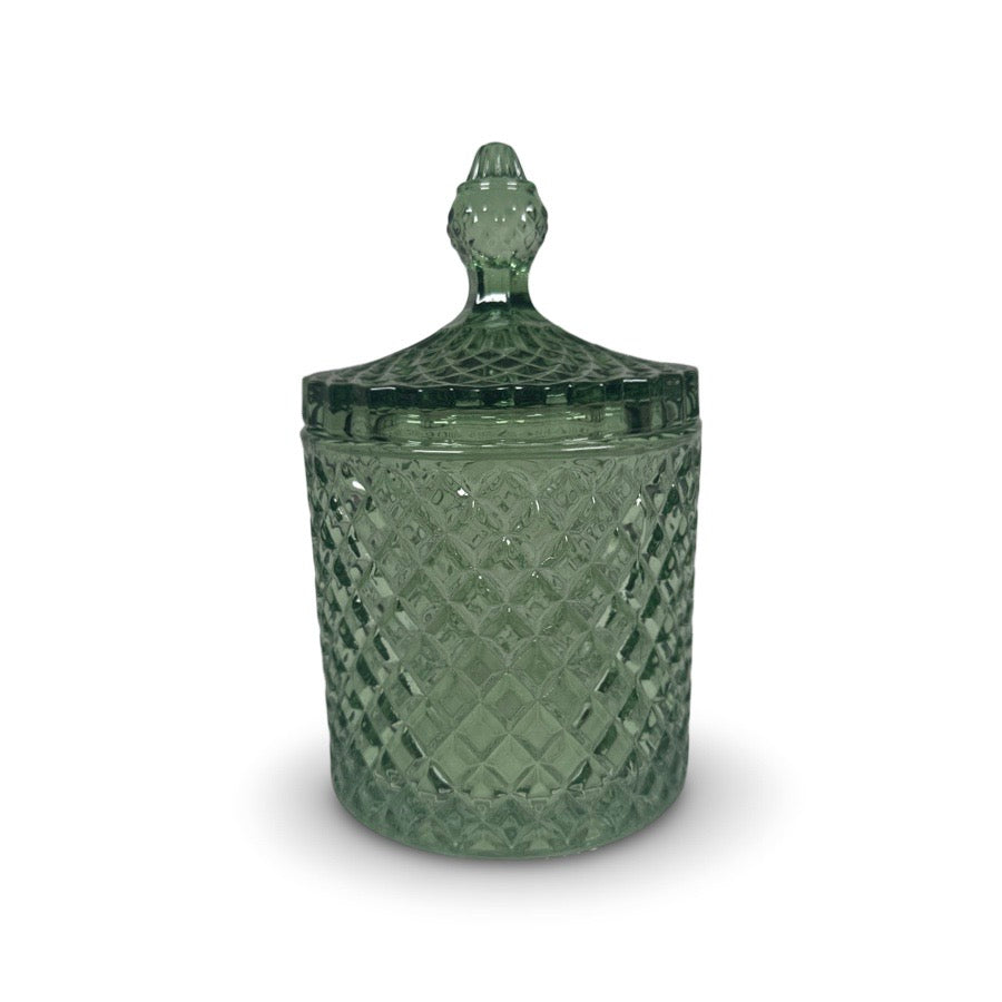 Glasburk CRYSTAL FLAT med lock