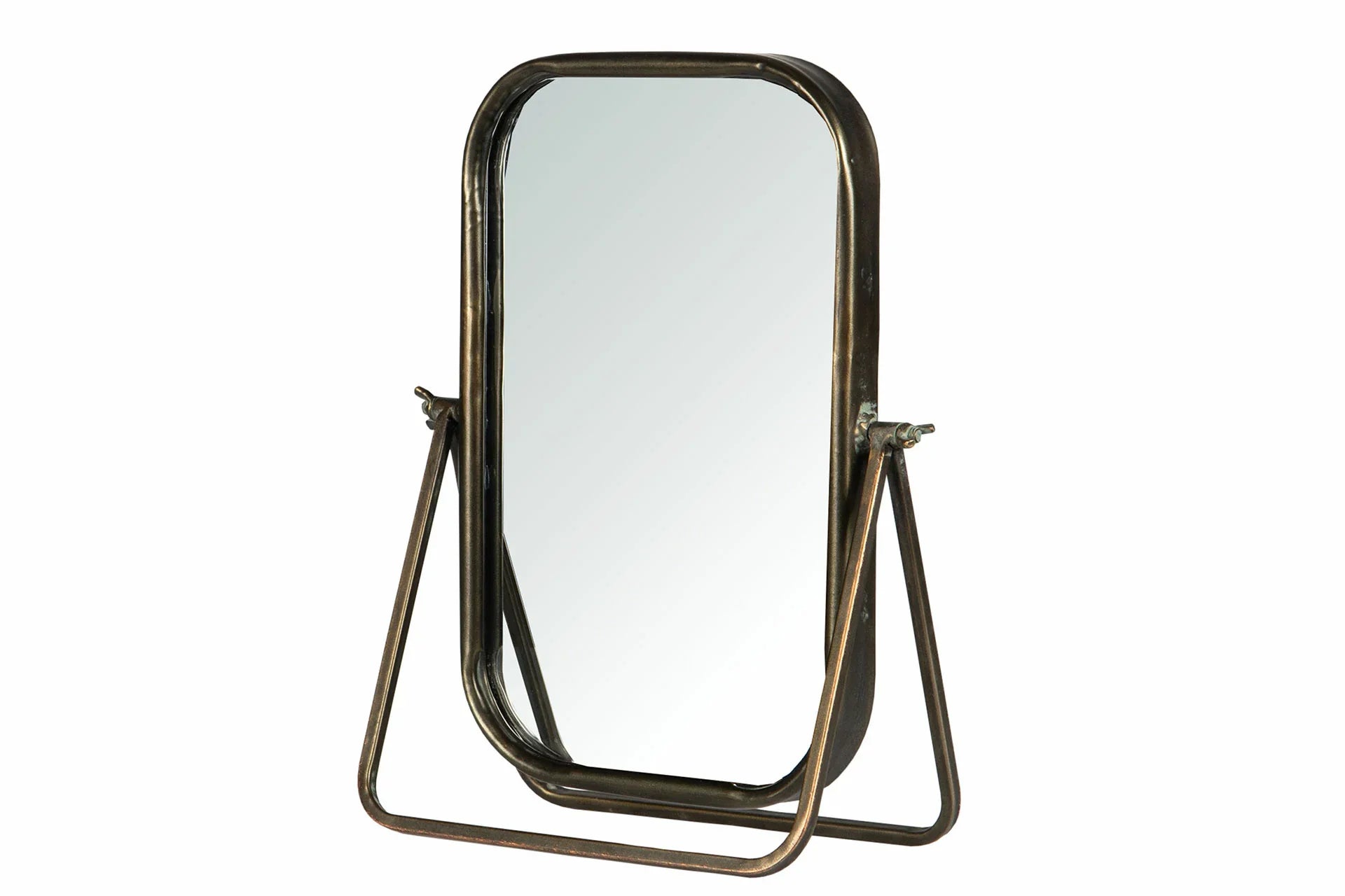 Bordsspegel ANTIQUE antikmässing 34x12x52cm
