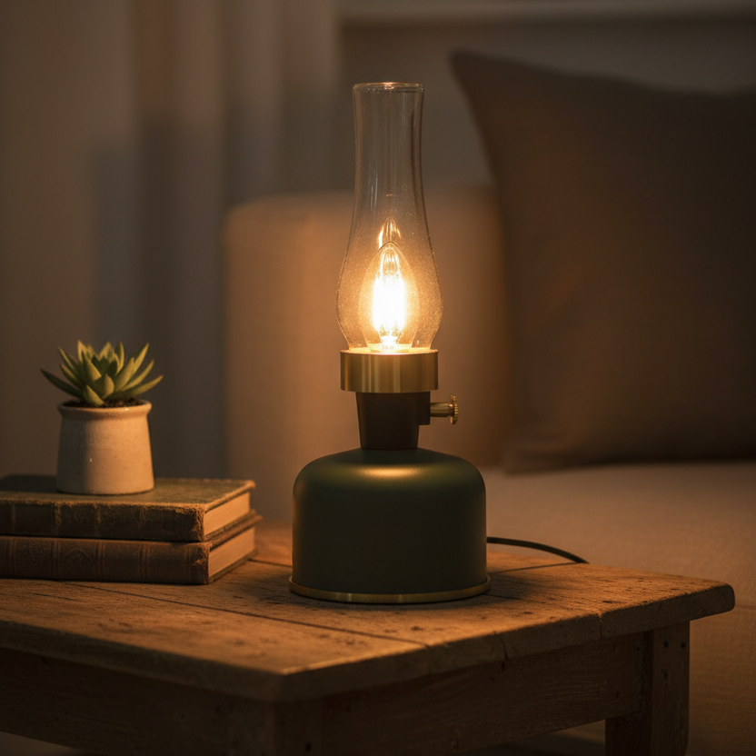 Bordslampa POMOX laddbar