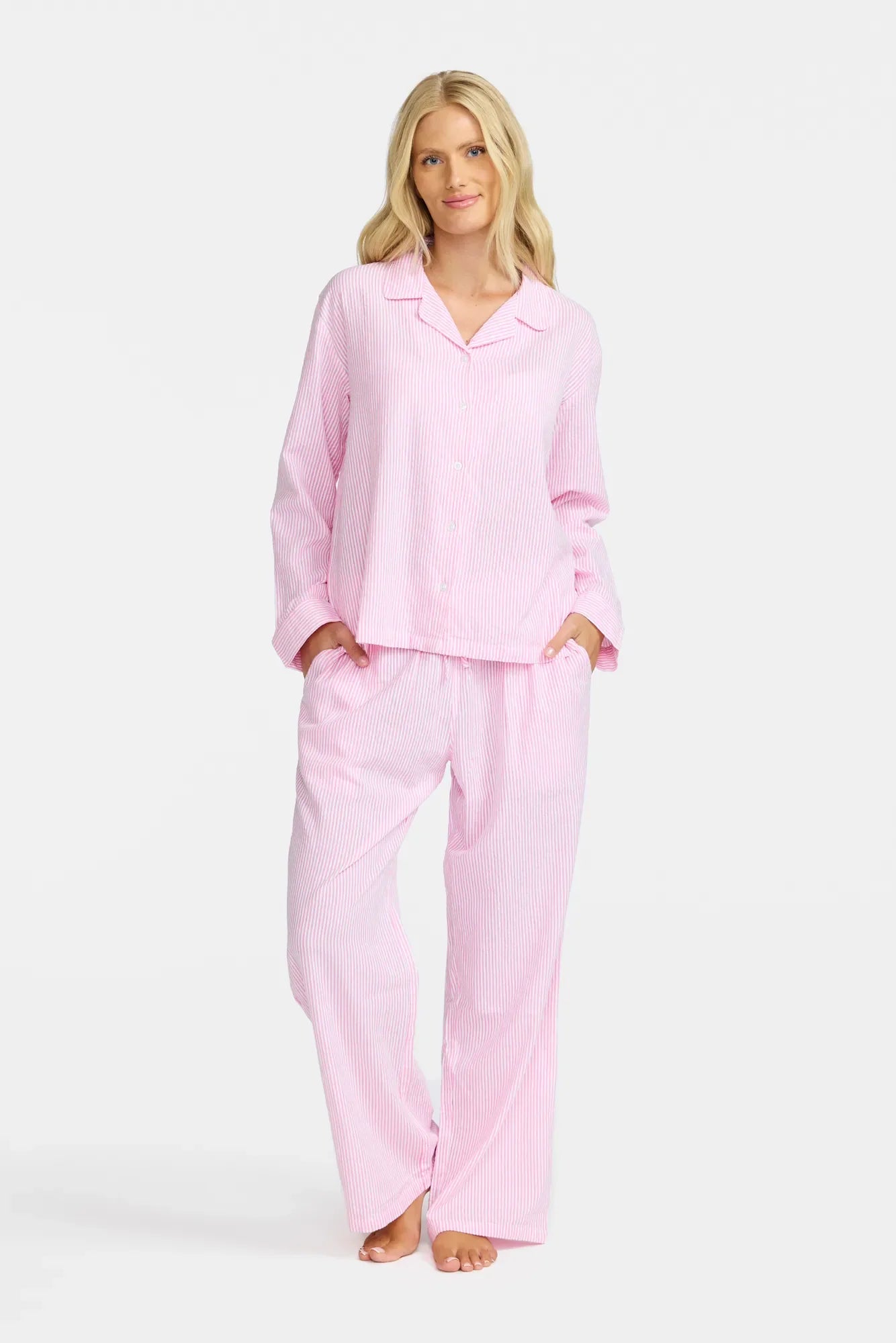 Pyjamas PINK STRIPE lång