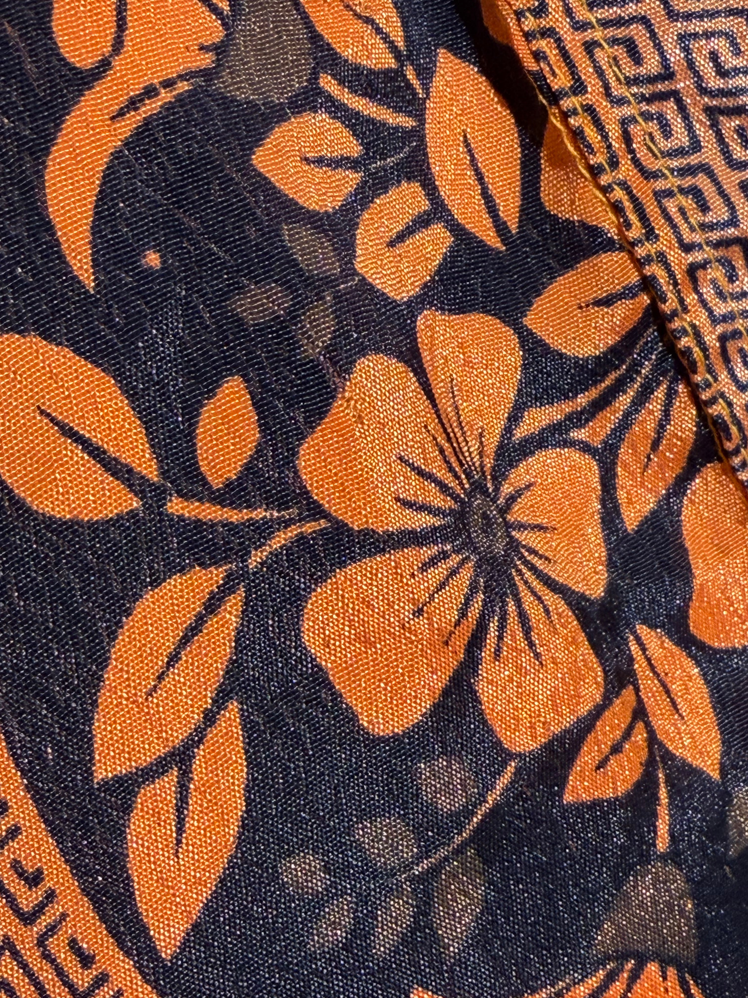Kimono ORANGE LEAVES vintage