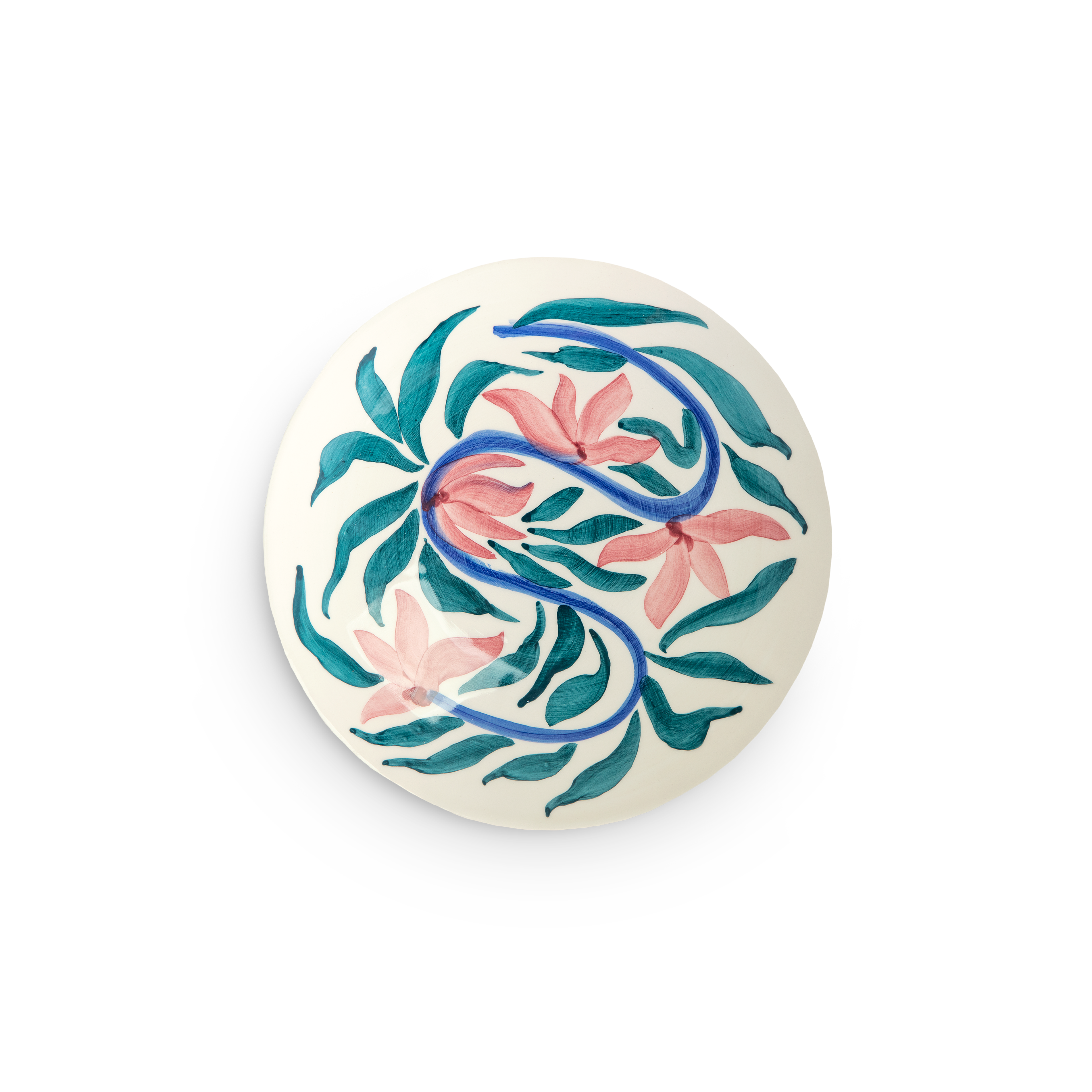 Tallrik FLOWERS 20cm water lillies