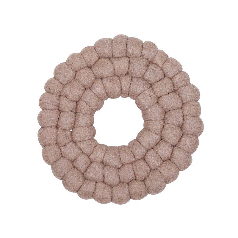 Grytunderlägg RULLE Ø19cm 100% ull