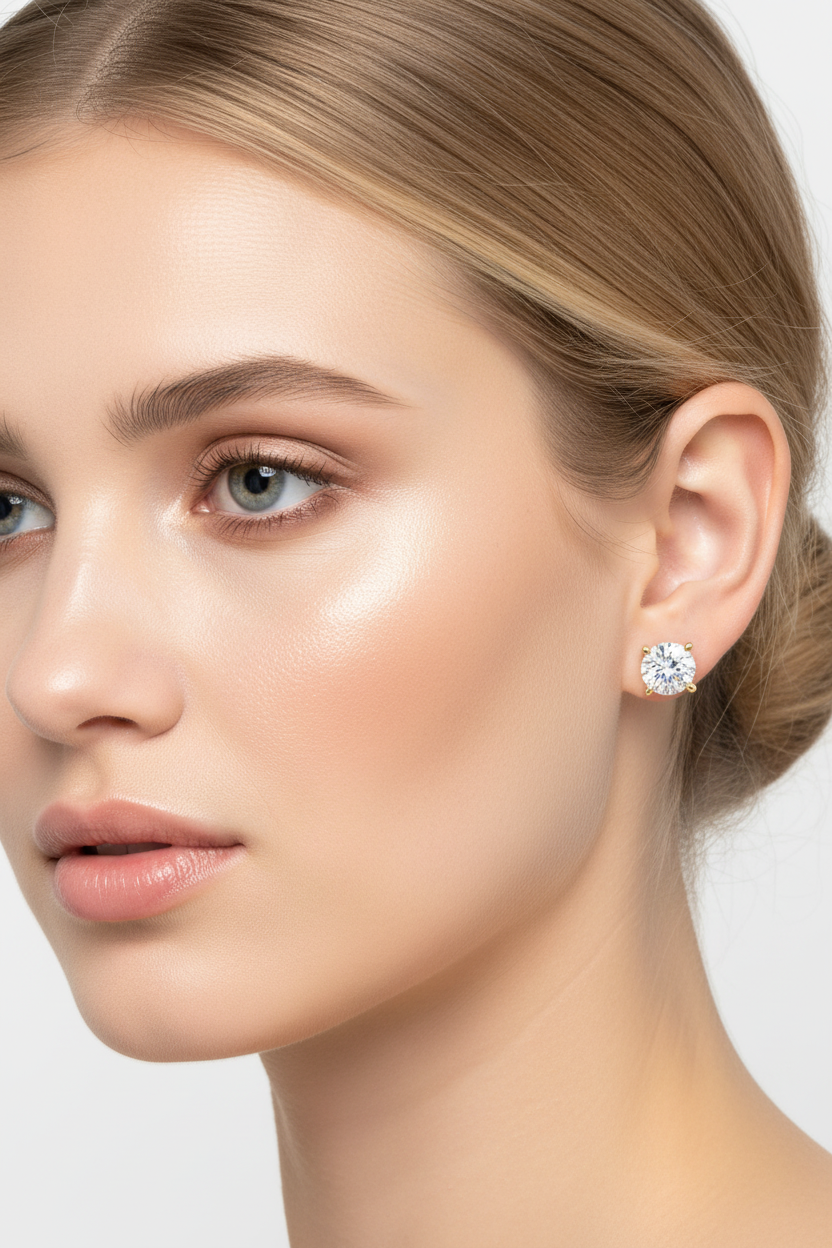 Örhänge CLASSIC stud zirkonia