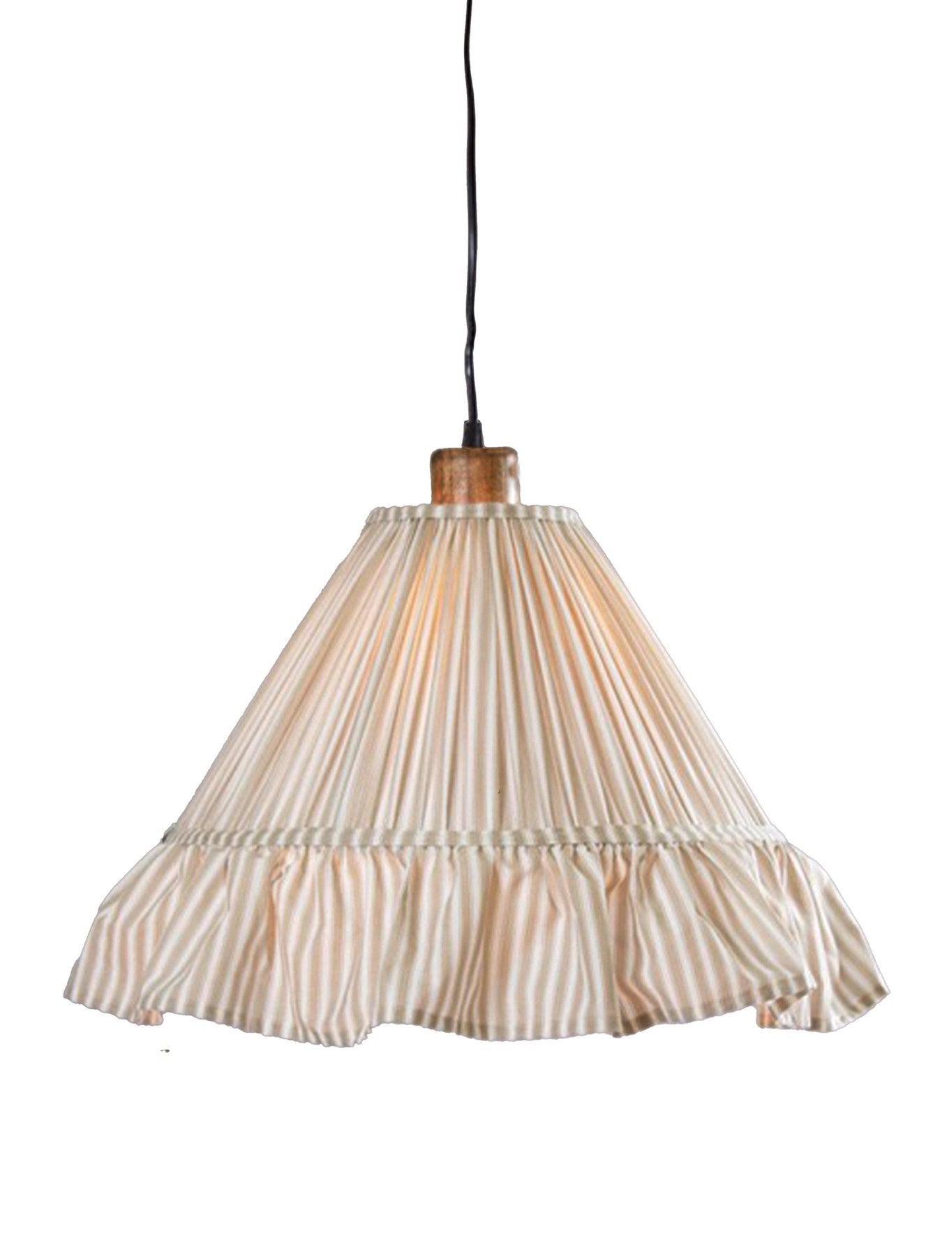 Taklampa ESTRID 40cm beige