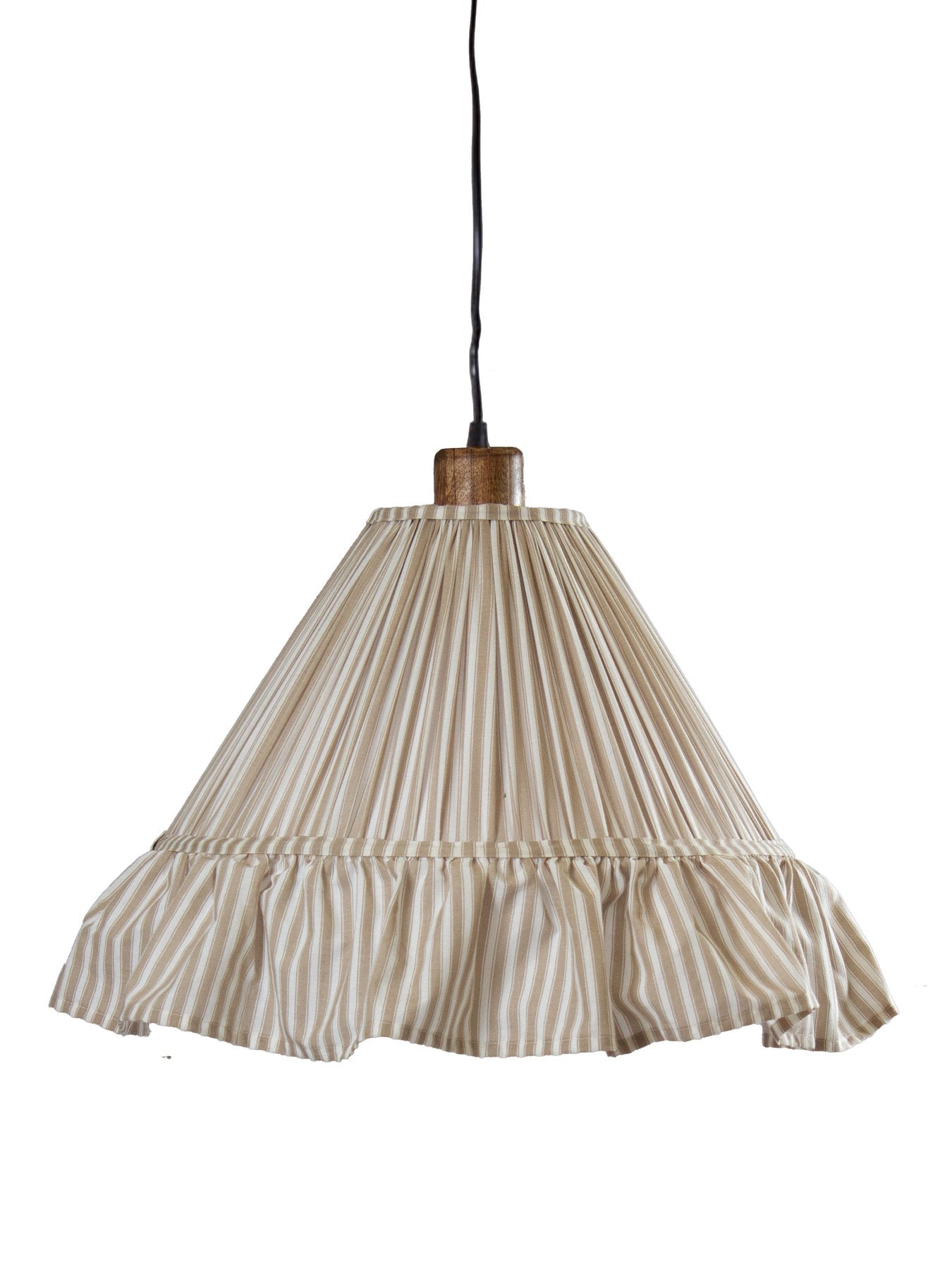 Taklampa ESTRID 40cm beige