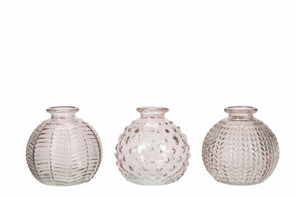 Vas KLOT TRIO rosa 3-pack - ONLINE