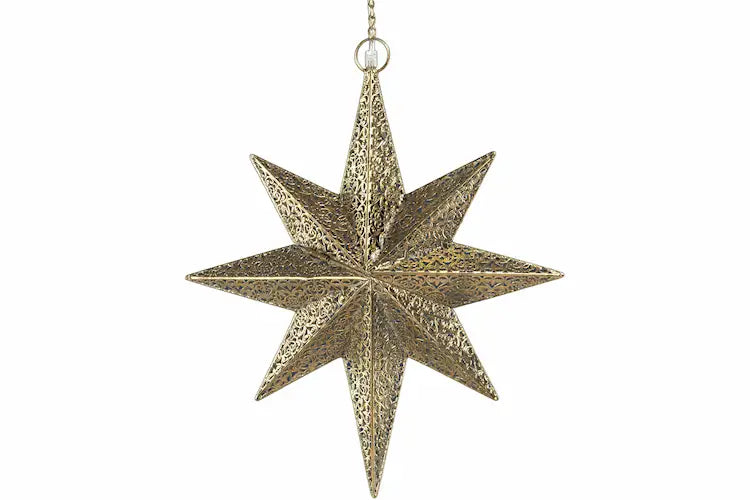 Adventstjärna MÄSSING