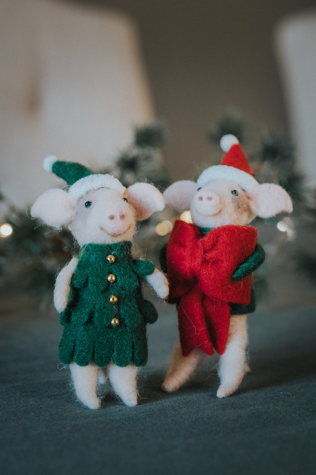 Hänge ULLDJUR GRIS ROSETT