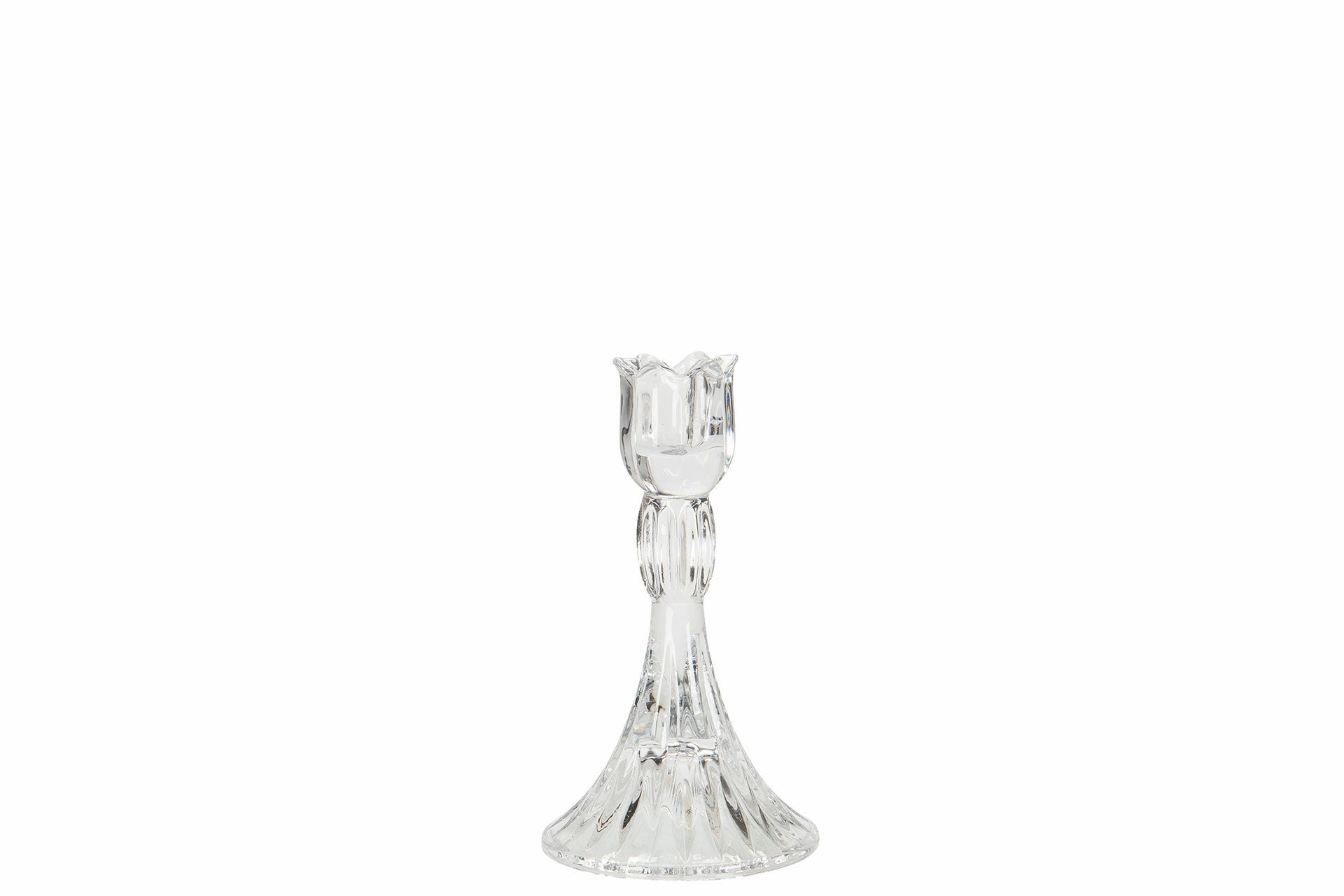 Ljusstake TULPAN glas