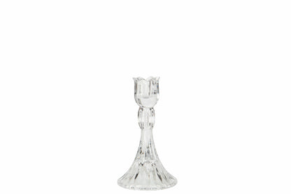 Ljusstake TULPAN glas