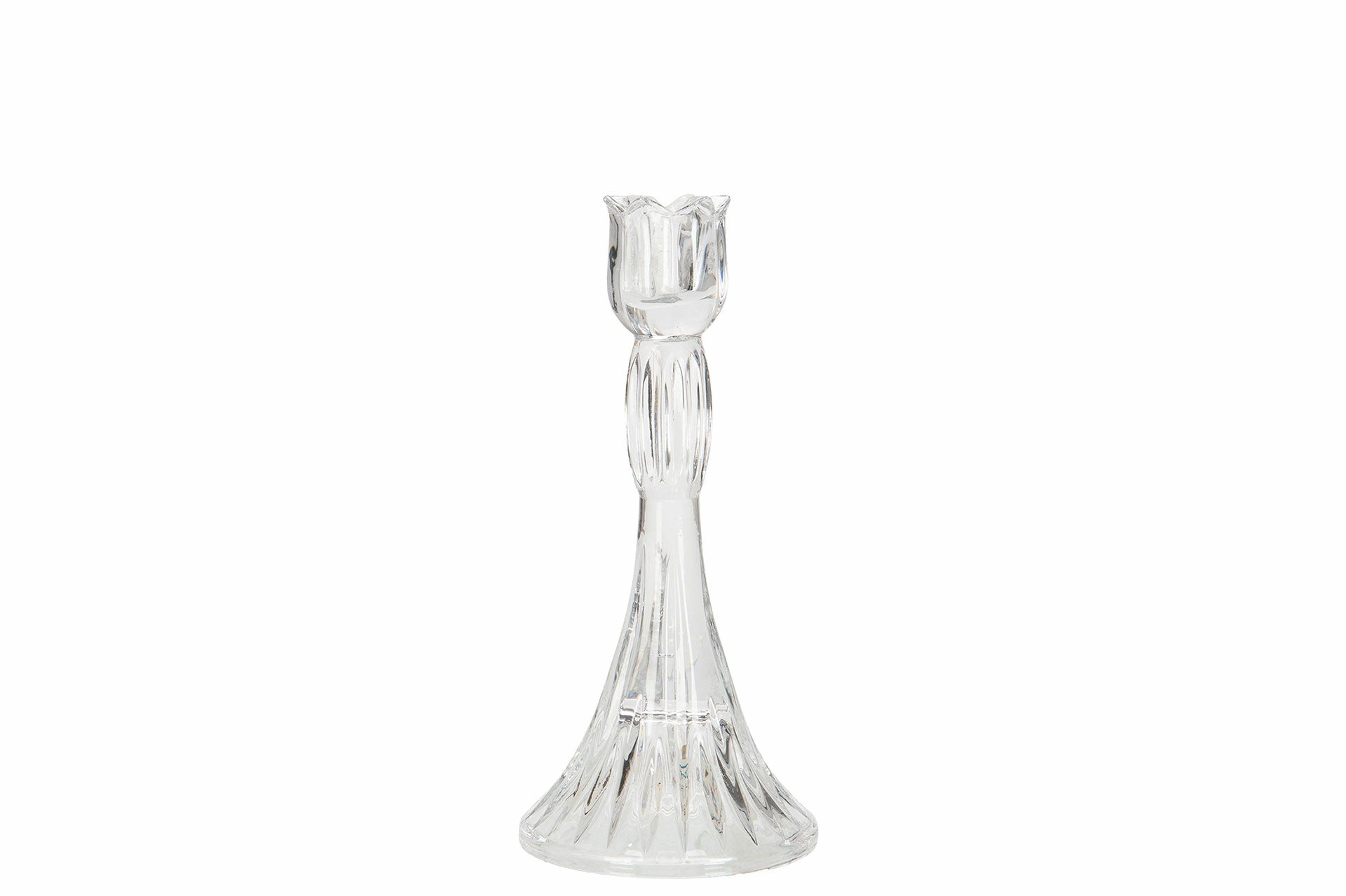 Ljusstake TULPAN glas