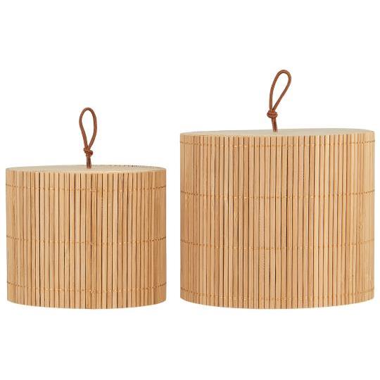 Burk BAMBU med lock