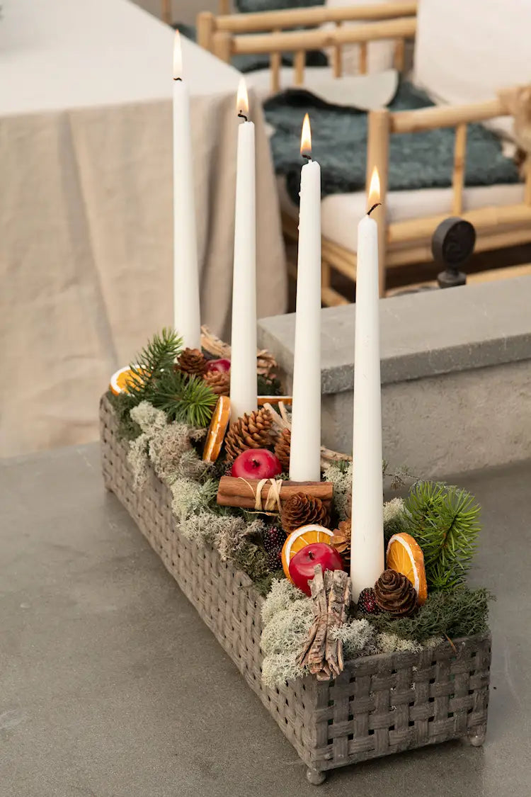 Ljusstake ADVENT FLÄTAD