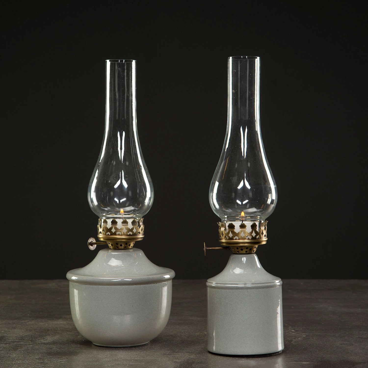Lampa värmeljus IRIS emalj