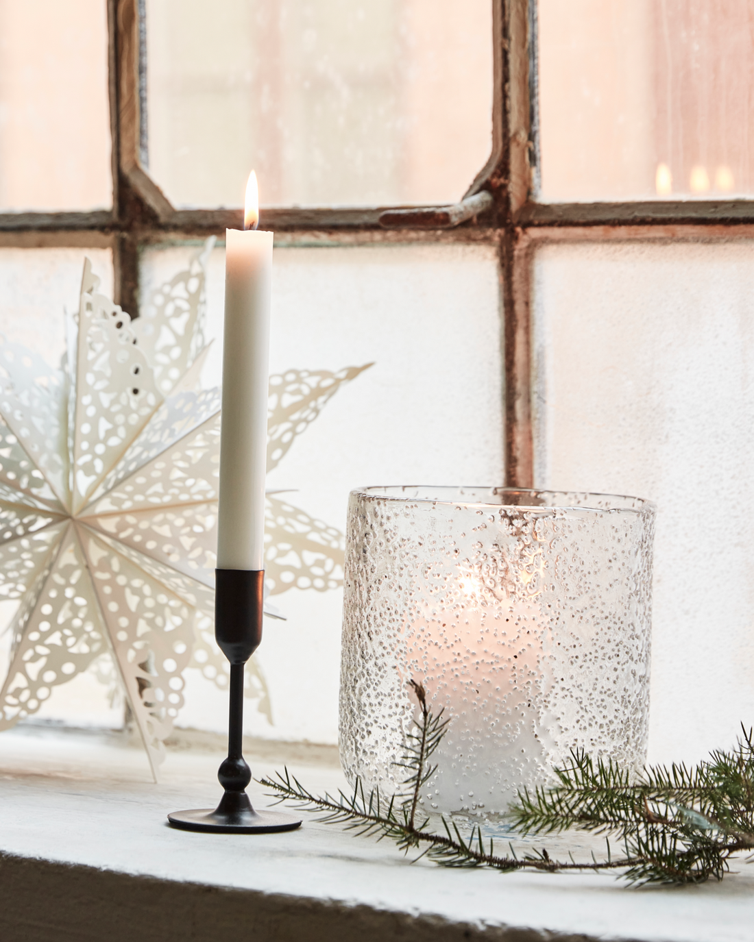 Ljusstake FOLK svart