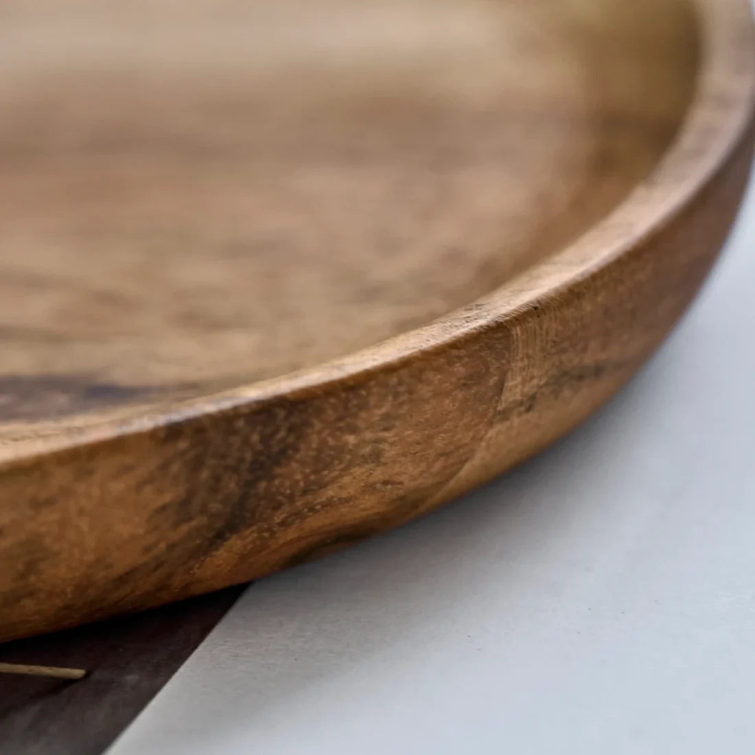Bricka WOOD NATURE OVAL 22,5x12,5cm