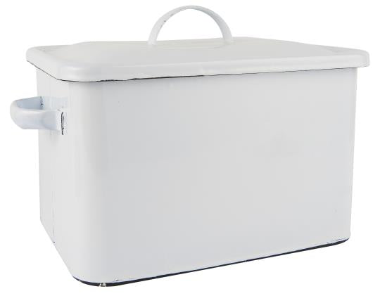 Brödbox EMALJ vit B:22 H:22 L:35