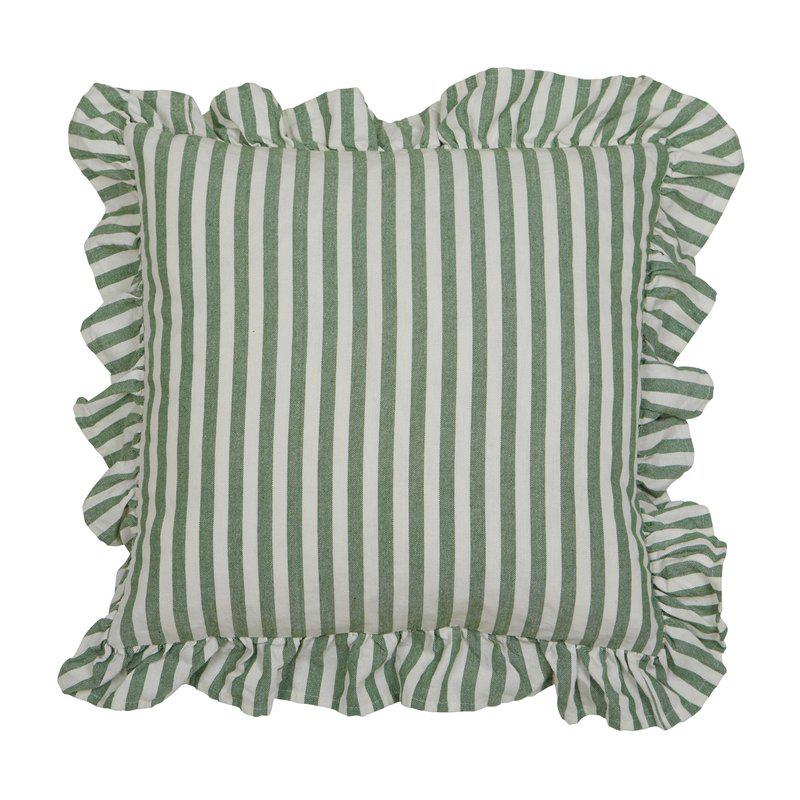 Kuddfodral SVEA VOLANG 45x45cm klargrön