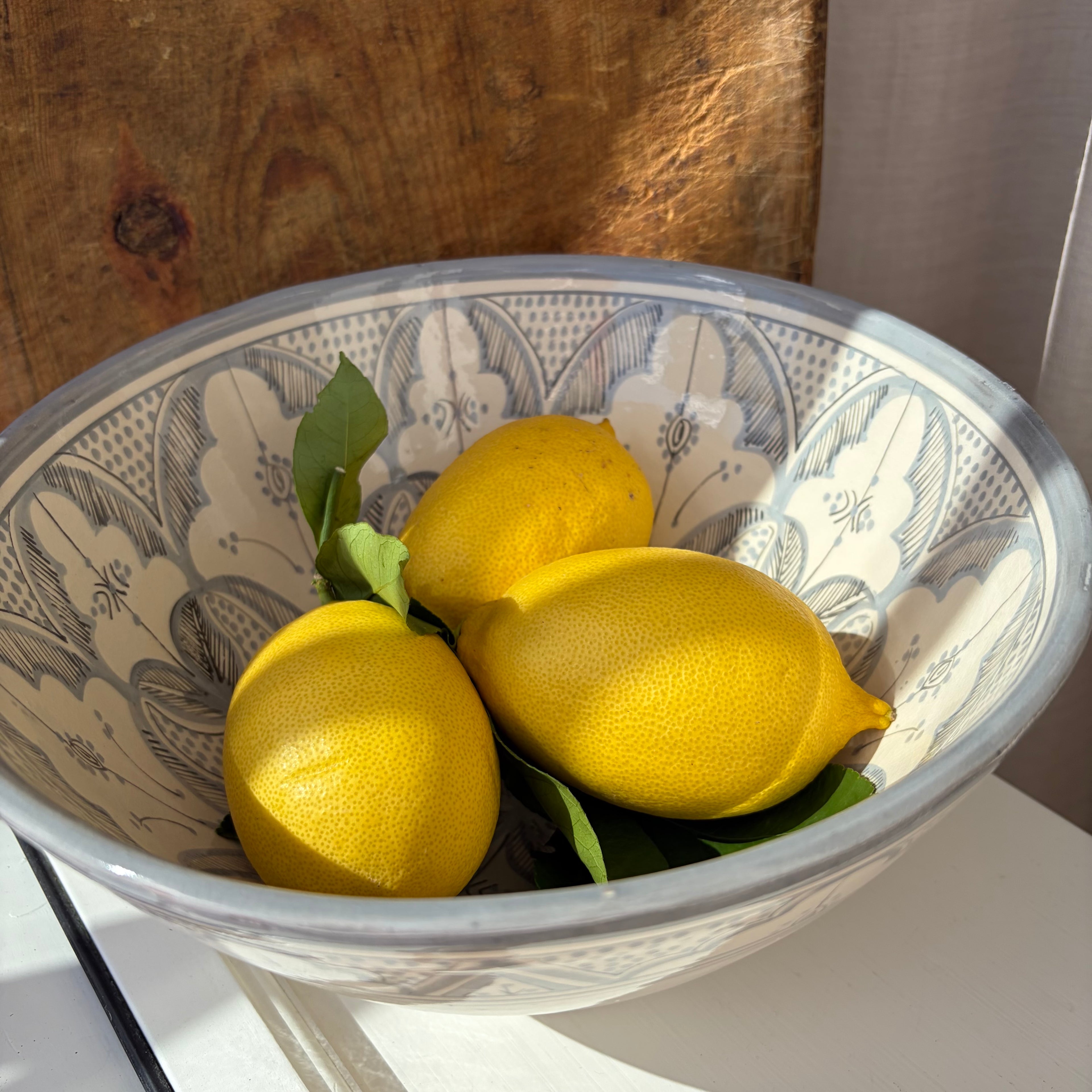 Skål MARRAKECH stor 25cm grey