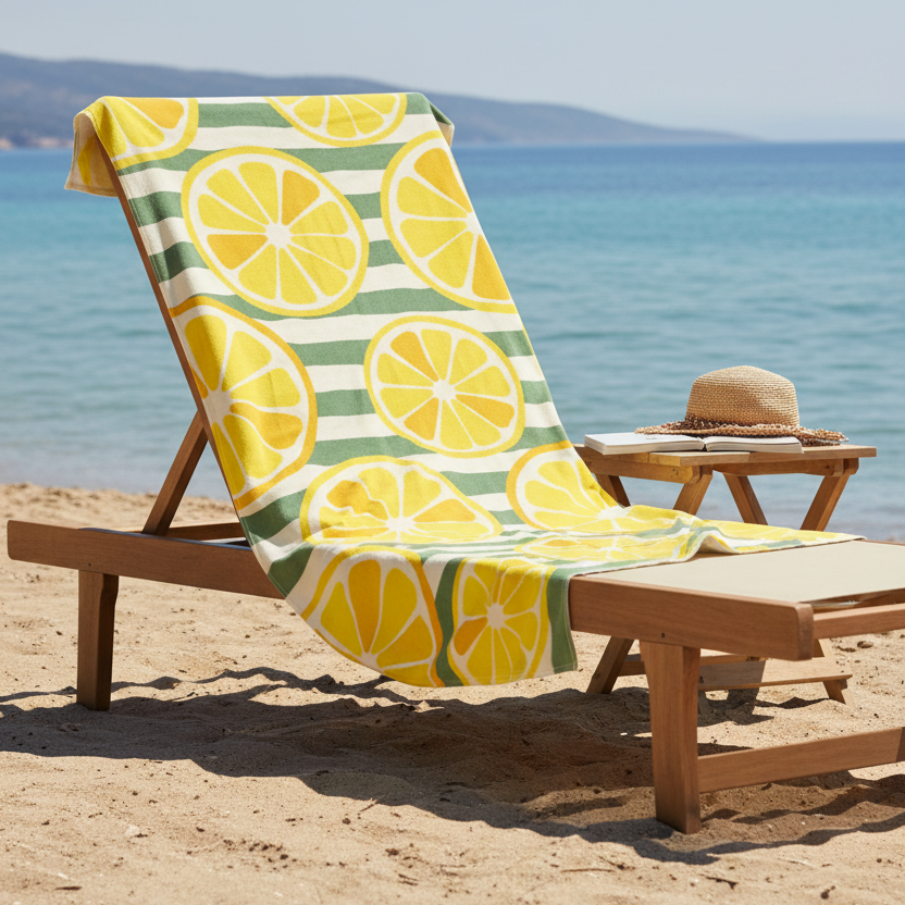Strandlakan CITRON 80x160cm