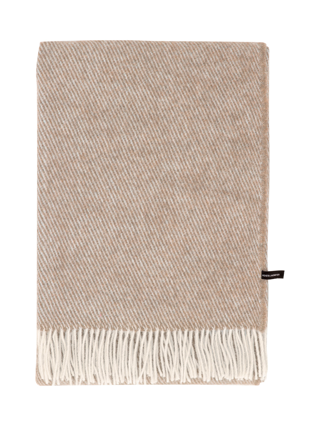 Pläd WINTON sand 100% ull