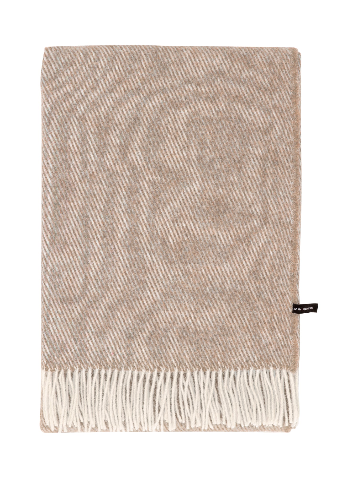 Pläd WINTON sand 100% ull