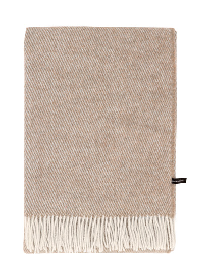 Pläd WINTON sand 100% ull