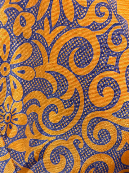 Kimono ORANGE PURPLE FLOWER vintage