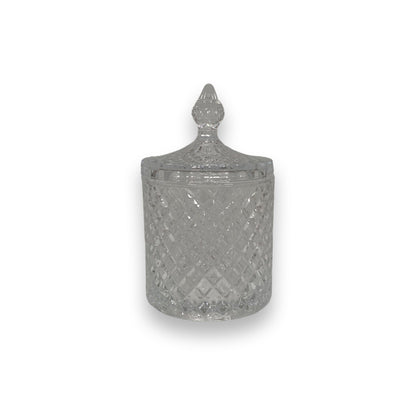 Glasburk CRYSTAL FLAT med lock
