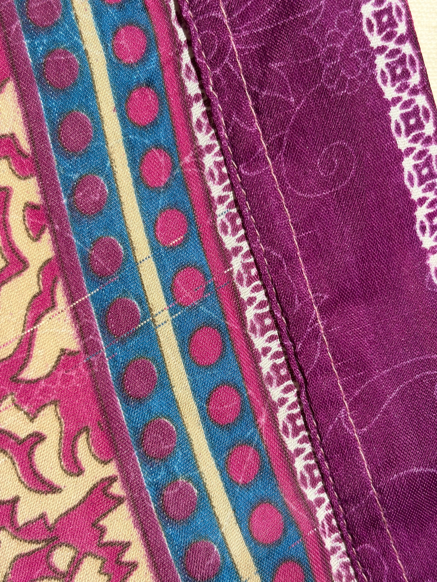 Kimono PURPLE MEADOW vintage