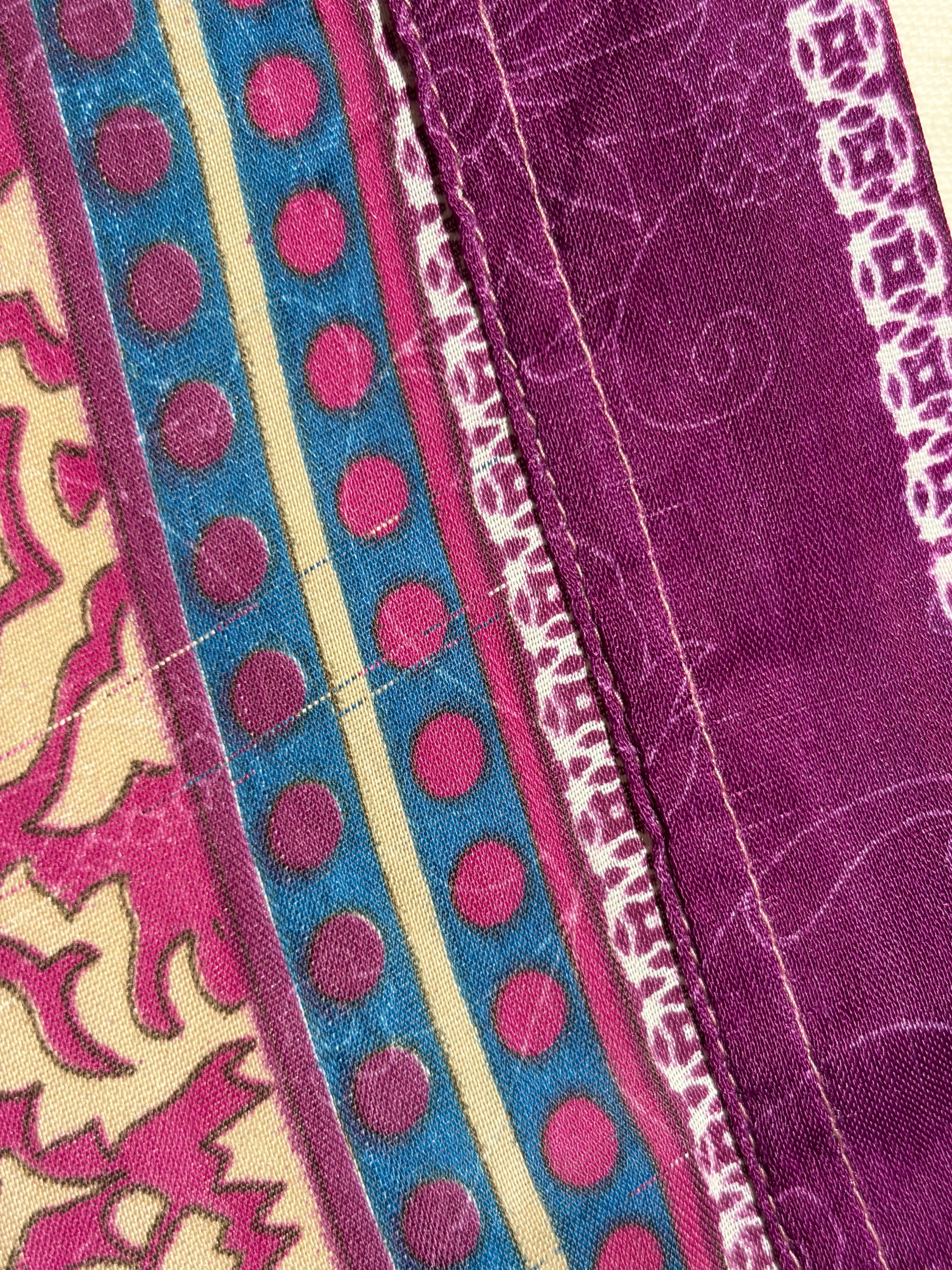 Kimono PURPLE MEADOW vintage