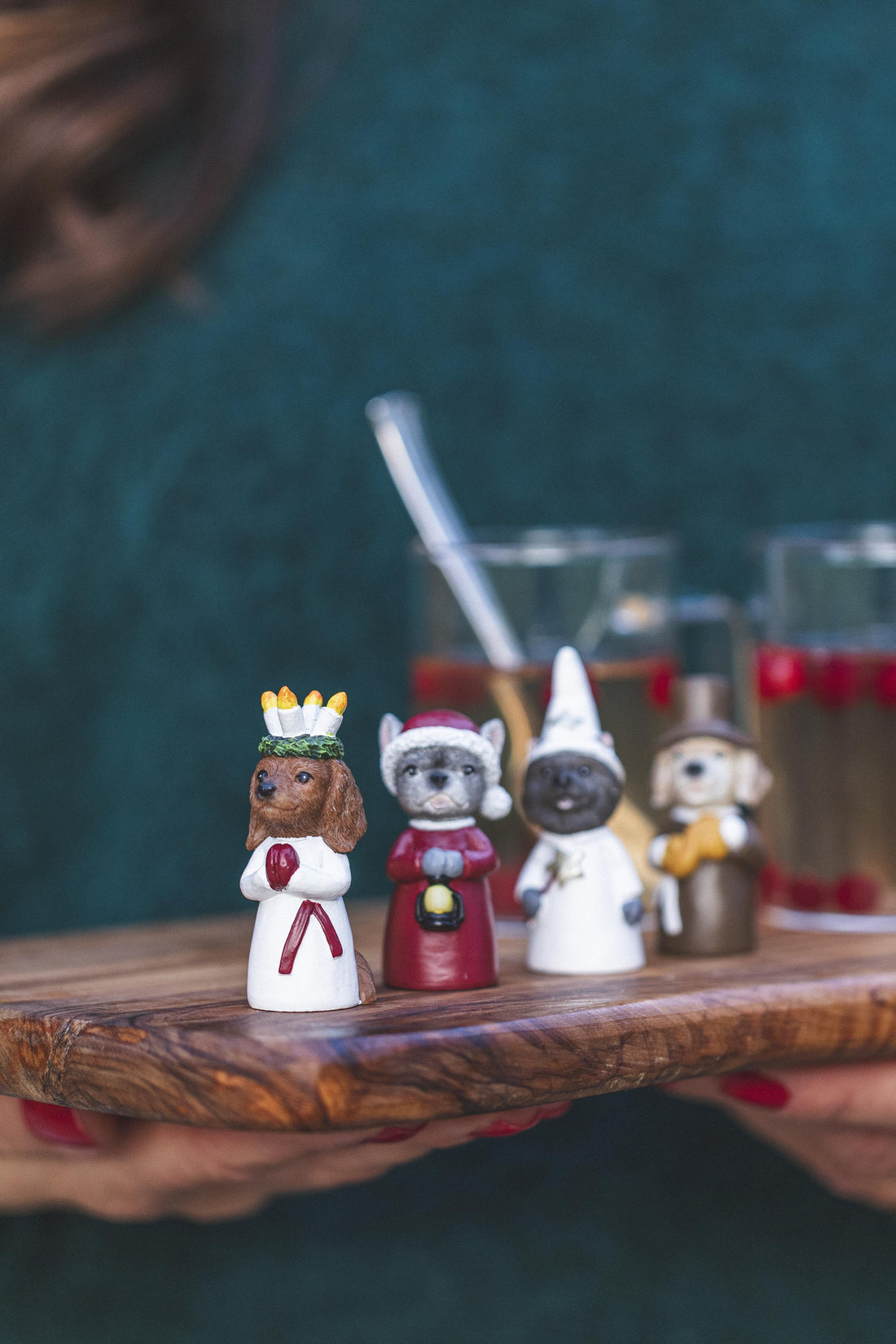 Figur LUCIATÅG hundar 4-pack