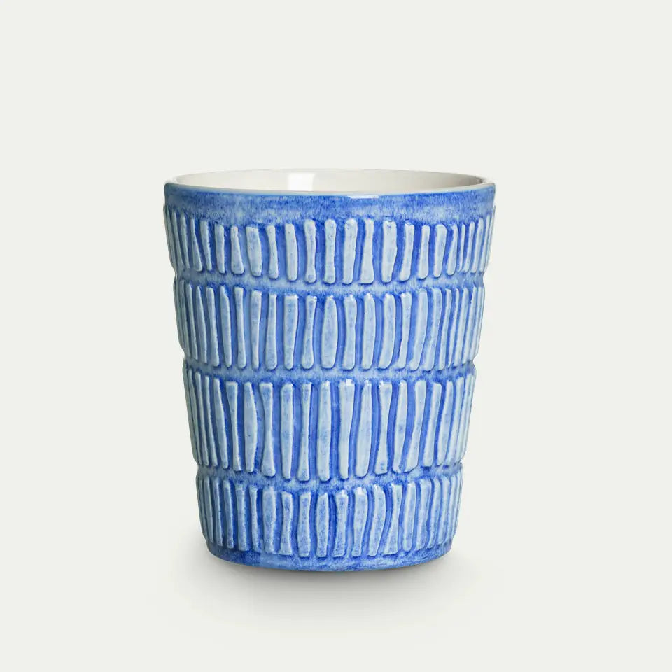 Mugg STRIPES 30cl ljusblå