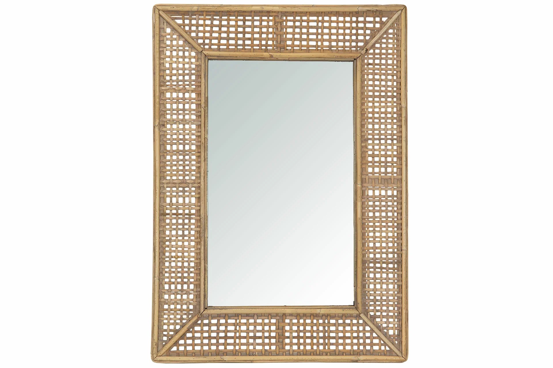 Spegel REKTANGEL bambu 51x2x71cm