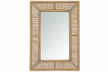Spegel REKTANGEL bambu 51x2x71cm